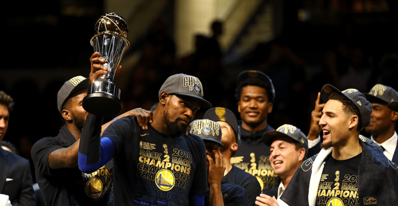 Golden (State) rule: Warriors repeat as NBA Champs, sweep Cavs