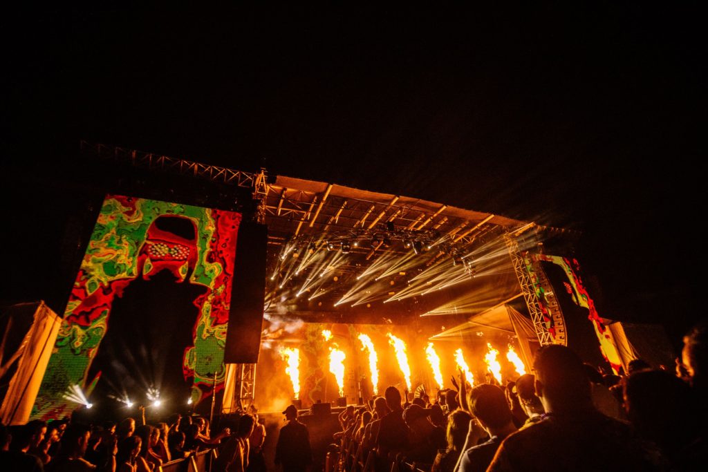 Tyler The Creator performing at the Bumbershoot Music Festival in