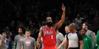James Harden, 45 points, Philadelphia 76ers, Boston Celtics, NBA Playoffs