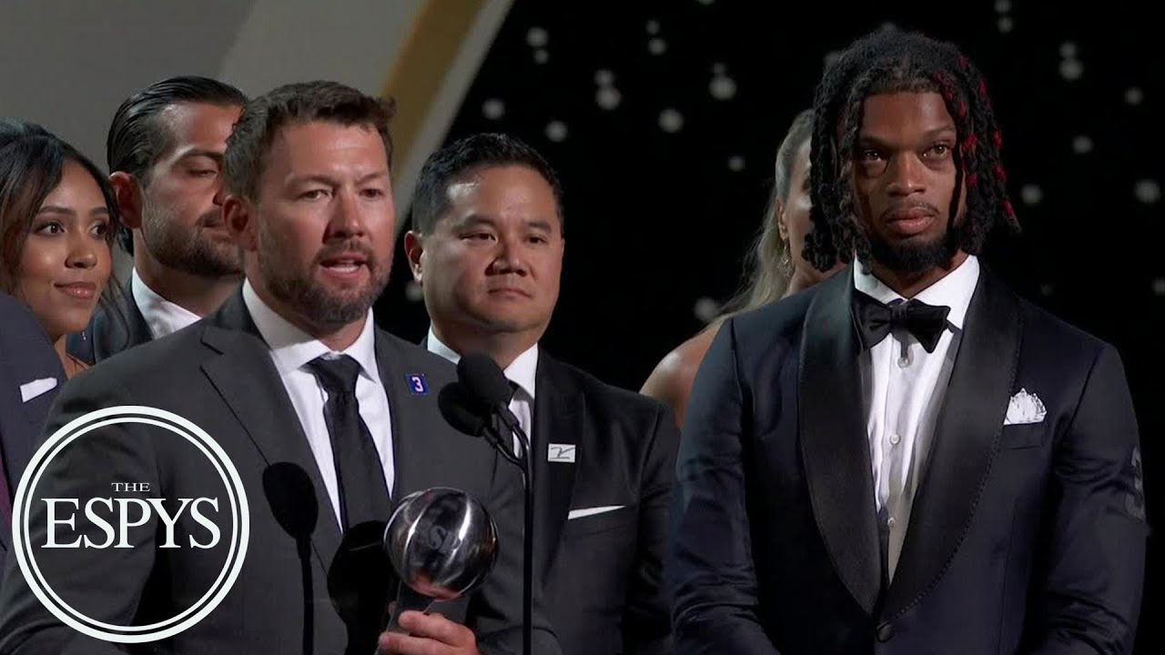 2023 ESPY Awards Damar Hamlin's emotional speech, historical winner