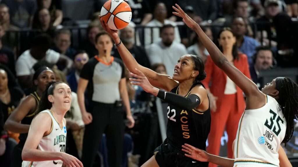 WNBA Finals Game 2: Aces, Wilson Annihilate Liberty 104-76