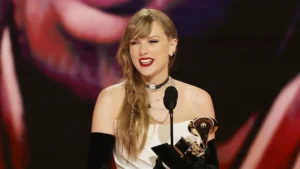 taylor swift announces new album at the Grammys