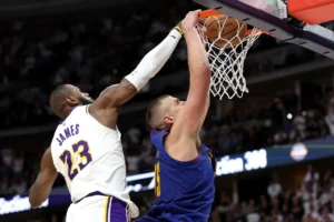 Nikola Jokic, Nuggets beat the Lakers, LeBron James
