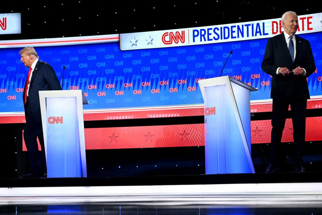 presidential debate between biden and trump