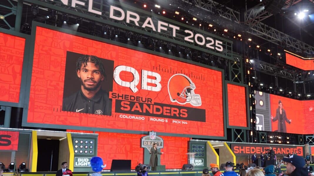 shedeur sanders slides, nfl draft, 2025 nfl draft, cleveland browns